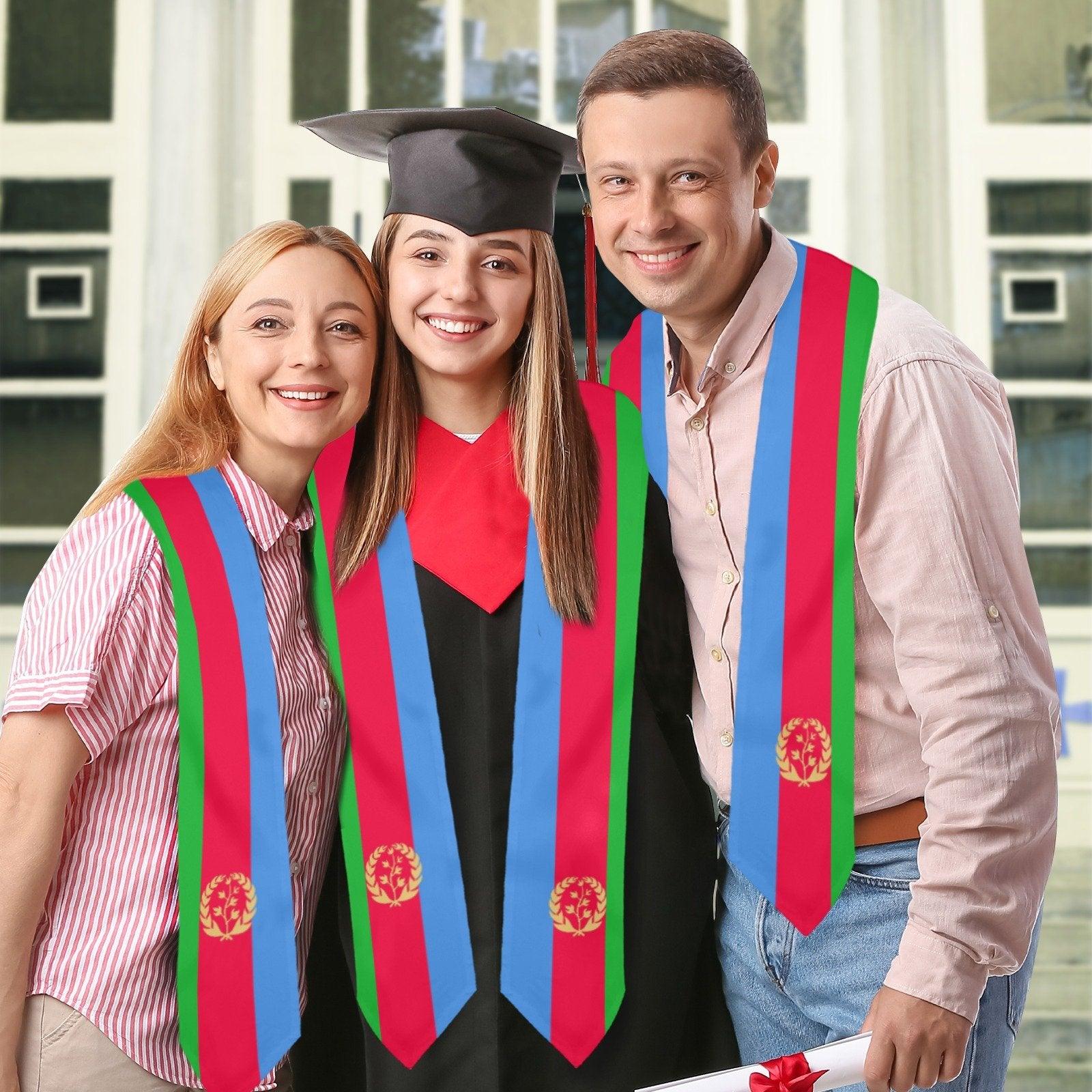 Eritrean Flag Graduation Stole - Natna Shop