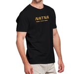 Men's Heavy Cotton Adult T-Shirt Natna Shop Brand Black