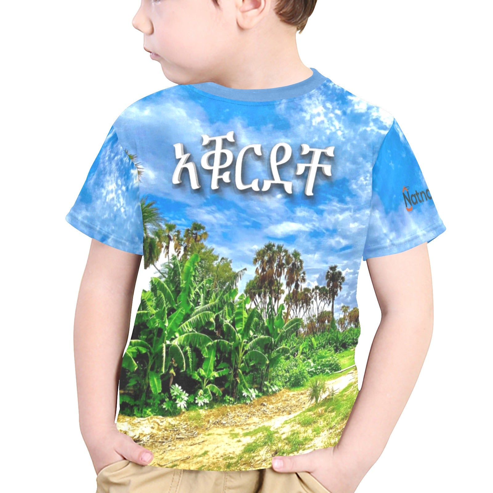 Agordeche Agordat Eritrean original Kid T-Shirt Little Boys' All Over Print Crew Neck T-Shirt (Model T40-2)