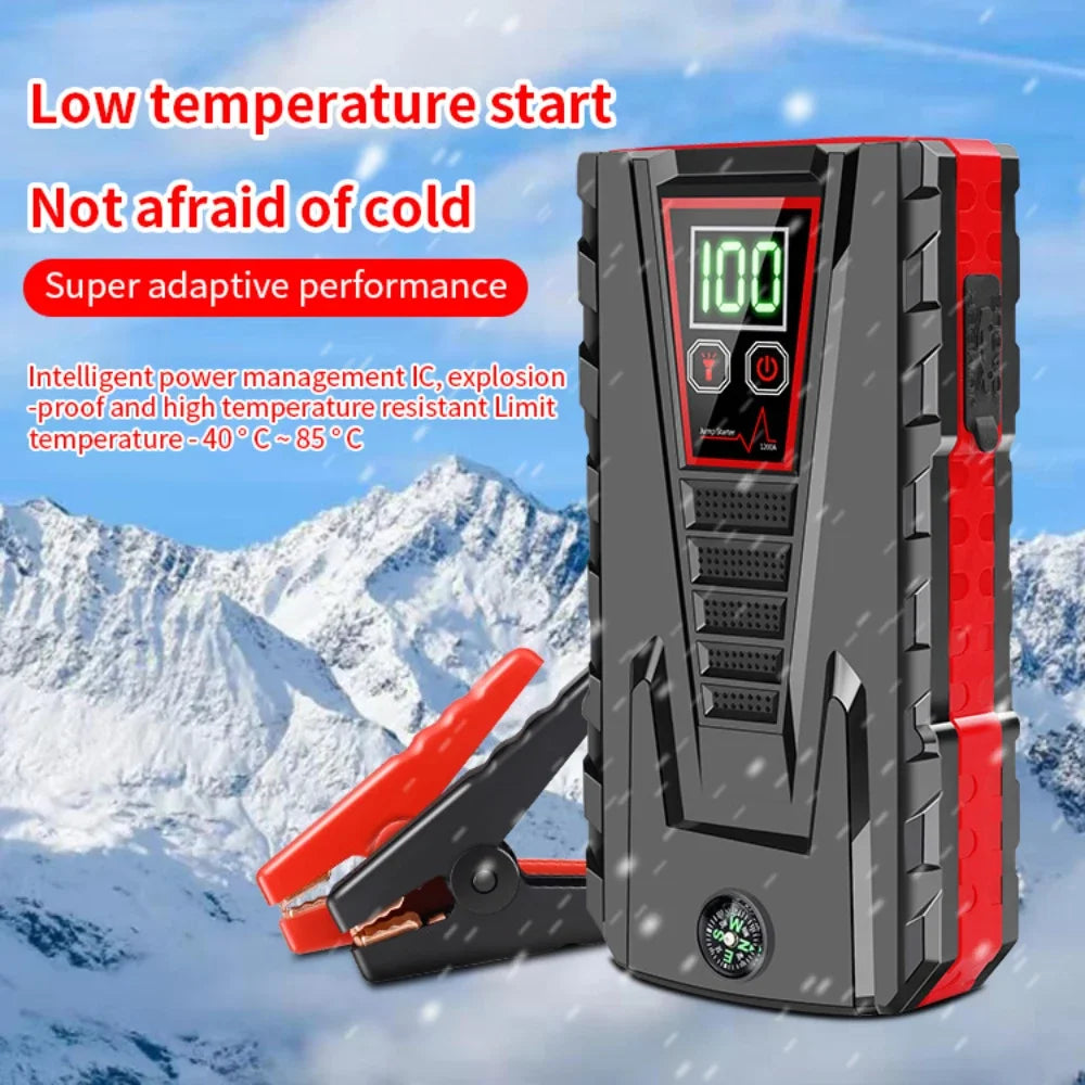 5000A 12V Car Jump Starter, 18,000mAh Power Bank w/ LED Light