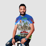 Asmara cathedral Mens men T-Shirt Sky Print