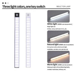 Rechargeable Motion Sensor LED Cabinet Light – USB-C Under Cabinet & Wardrobe Lamp (10-60 cm, Dimmable