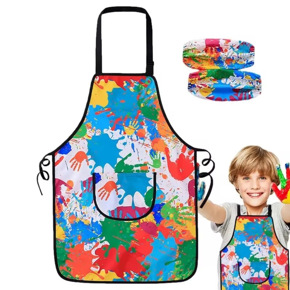 Kids Painting Apron – Waterproof Art & Kitchen Smock for Children
