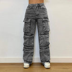Sparkle High-Waisted Rhinestone Jeans for Women