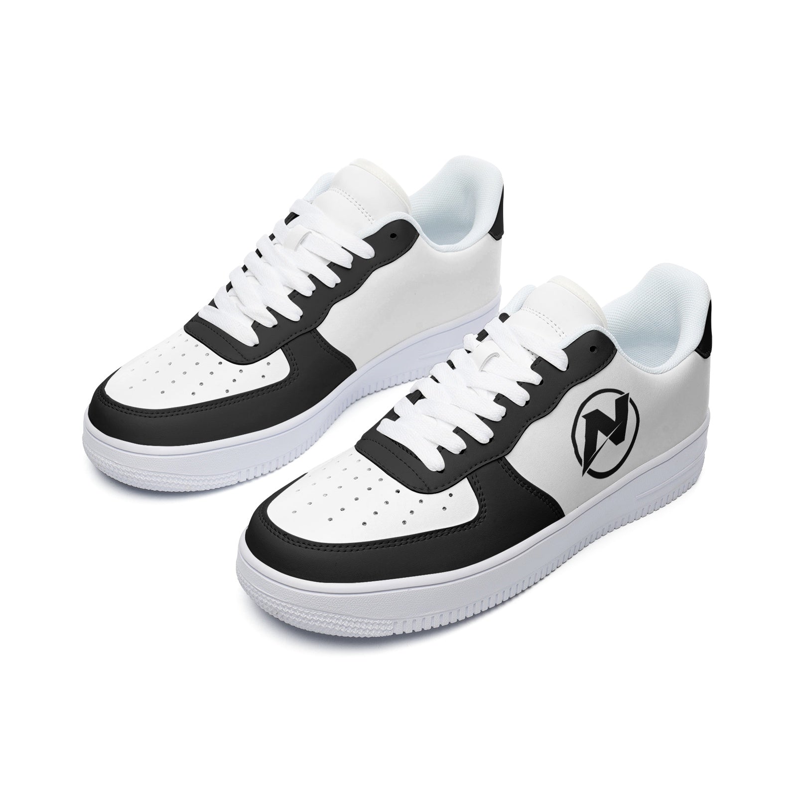 Unisex Low Top Leather Sneakers – Breathable Street Style