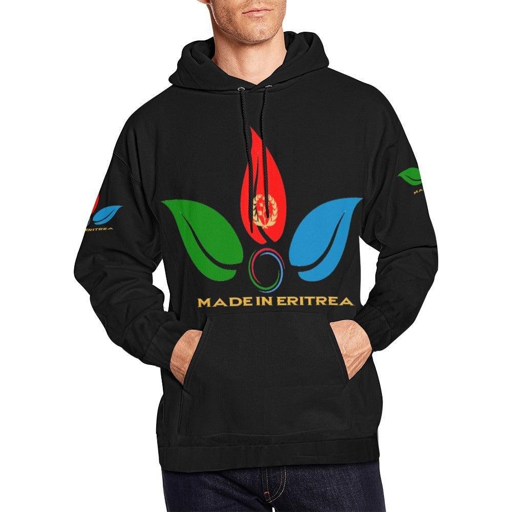 ERI Black Print Hoodie - Natna Shop