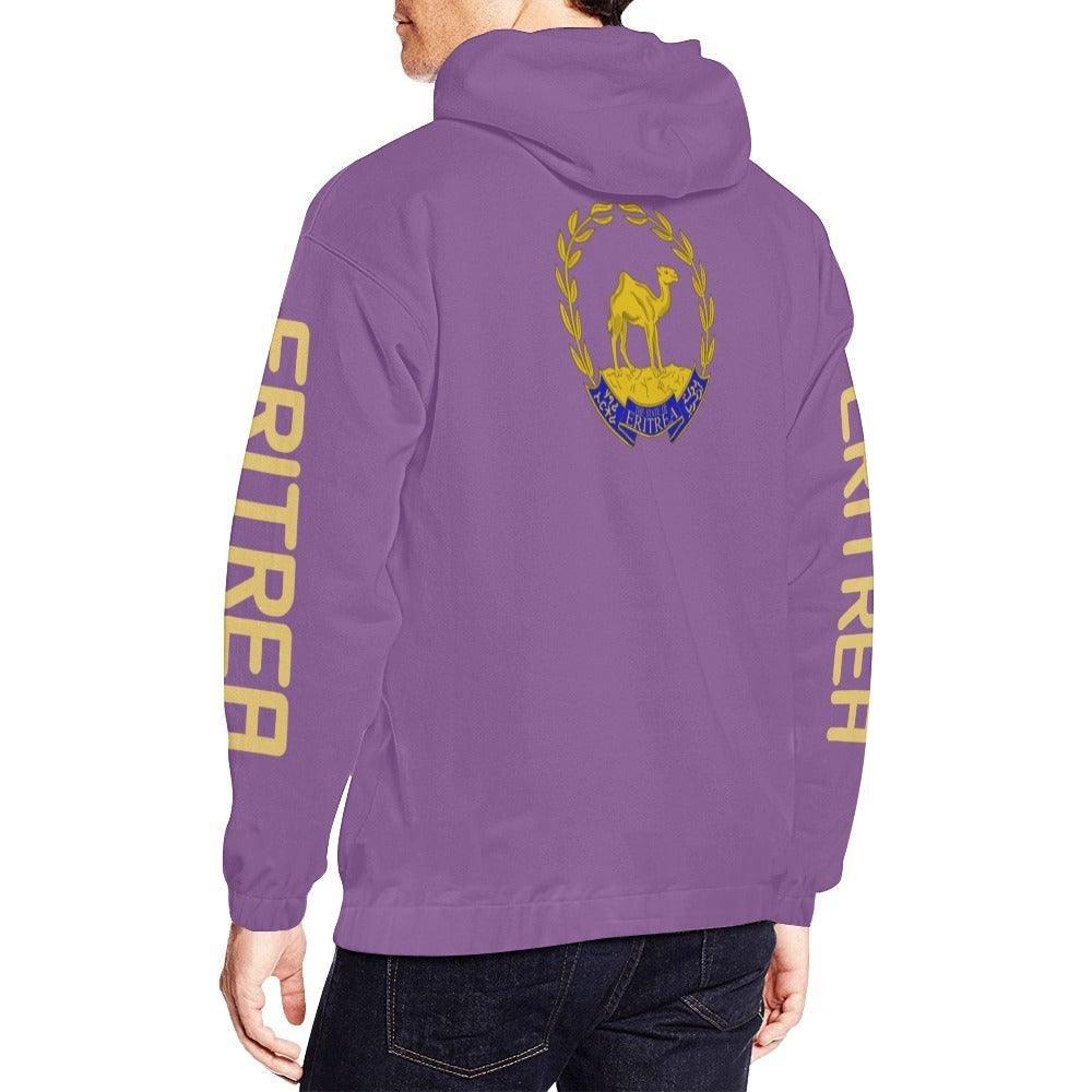 Purple ERI Print Hoodie - Natna Shop