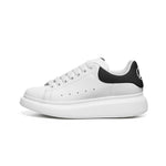 Unisex Non Slip Faux Leather Sneakers – Lace Up Comfort