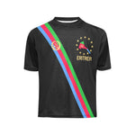 Eritrean Proud Kid T-Shirt Little Boys' All Over Print Crew Neck Black - Natna Shop