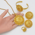 ናትና ሽልማት  Chain+Earring+Ring+Necklace  Set - Natna Shop
